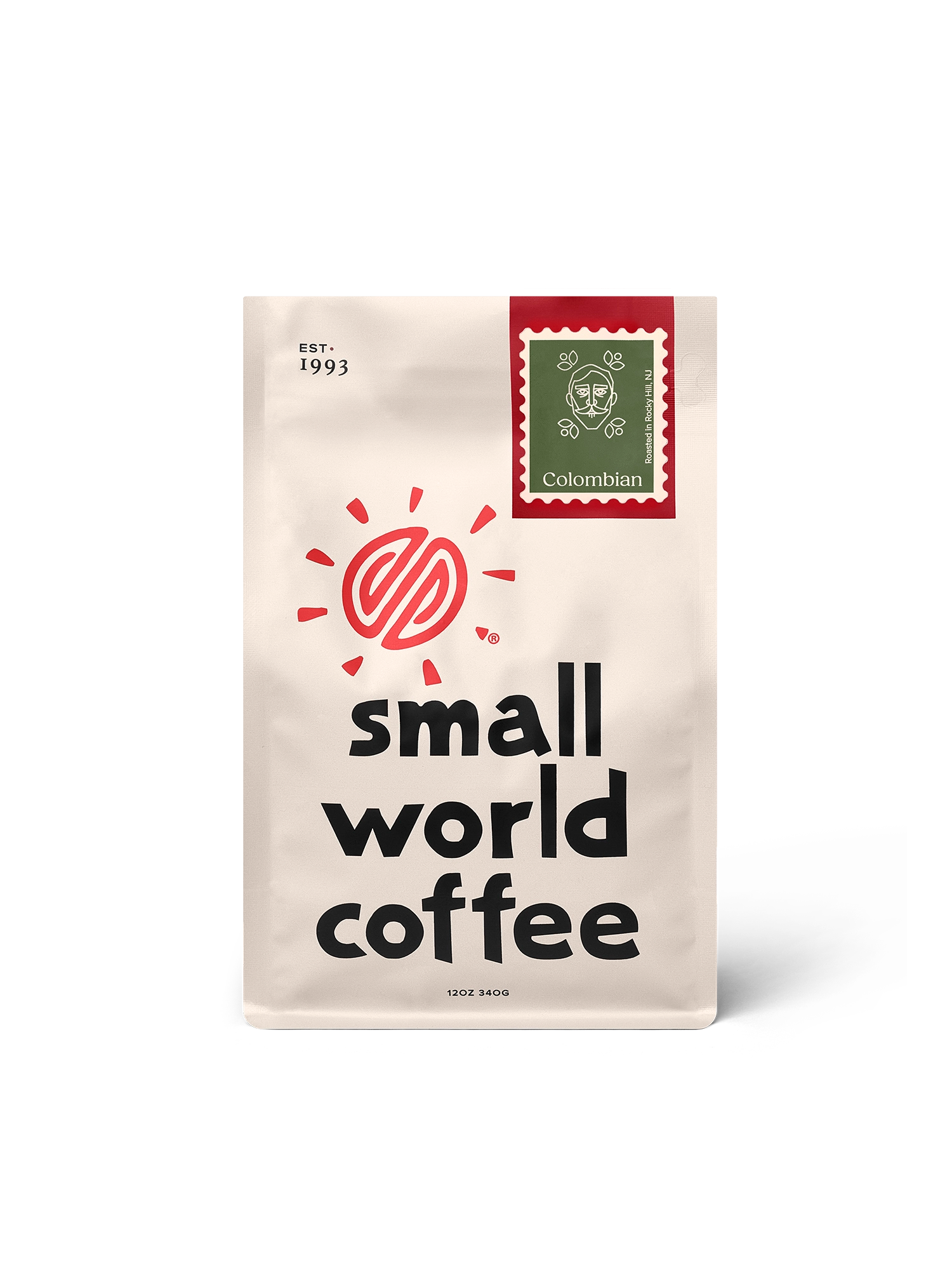 McPhillips作 Small World Coffee 版画 Colombian – Small World Coffee